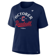 Cleveland Guardians  Women's 2025 MLB Postseason Locker Room T-Shirt Online