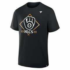 Milwaukee Brewers Fanatics 2025 National League Division Series Champions Locker Room T-Shirt Discount