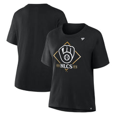 Milwaukee Brewers Fanatics Women's 2025 National League Division Series Champions Locker Room T-Shirt for sale