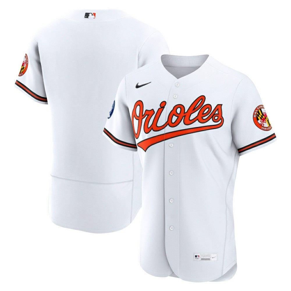 Baltimore Orioles Nike Home Sponsor Patch Authentic Jersey Sale