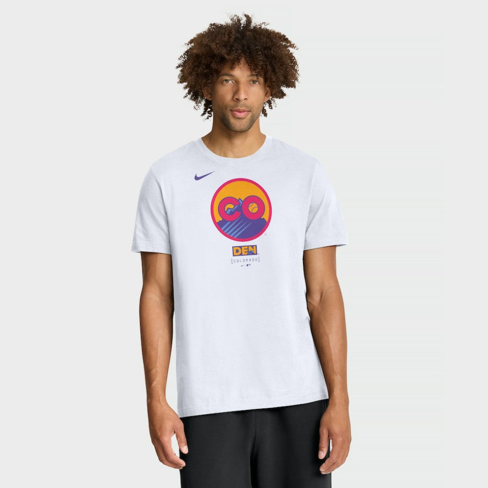 Colorado Rockies Nike City Connect Large Logo T-Shirt Discount