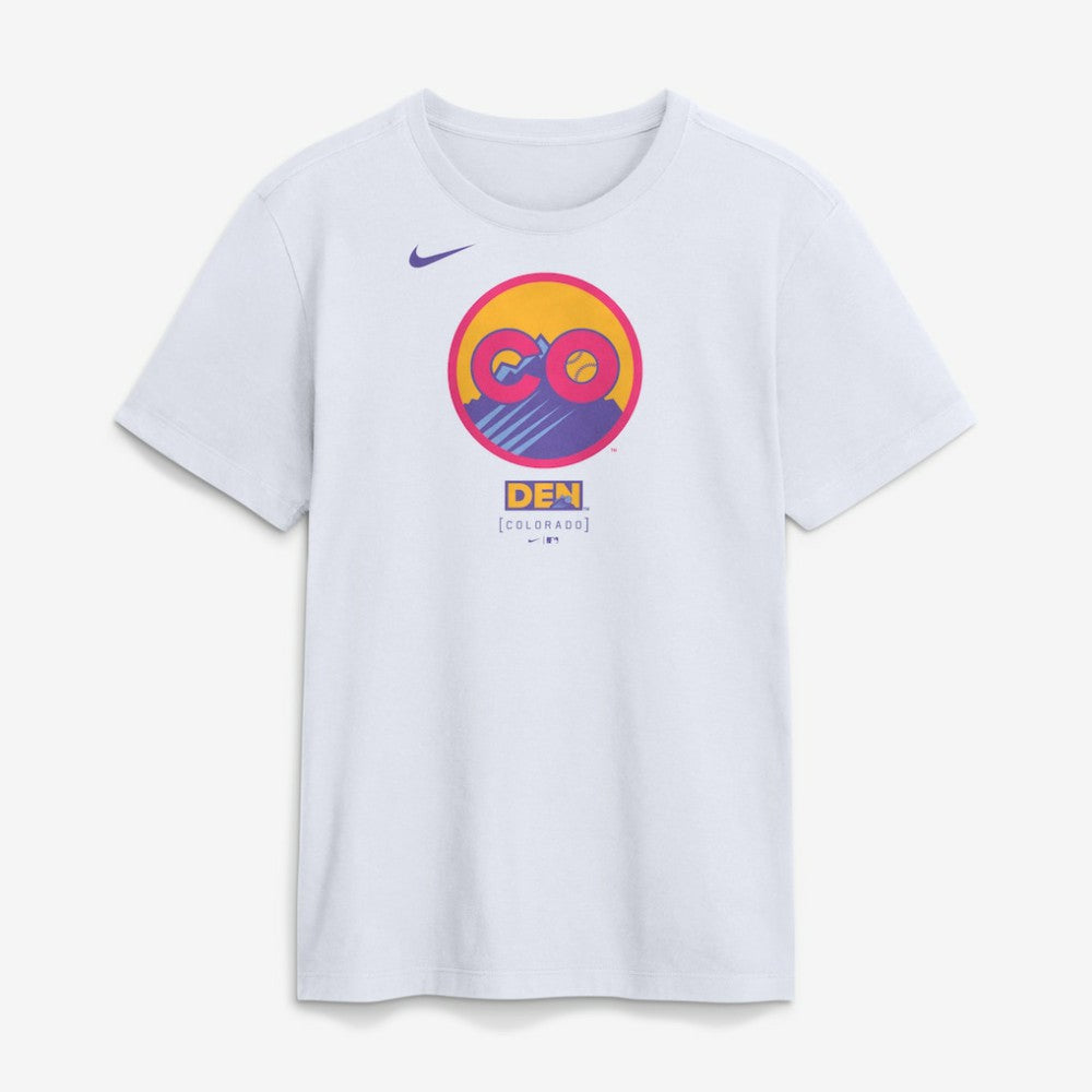 Colorado Rockies Nike City Connect Large Logo T-Shirt Discount