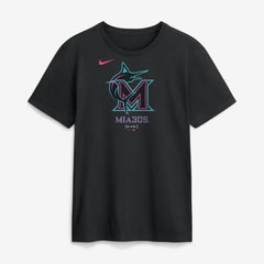 Miami Marlins Nike City Connect Large Logo T-Shirt Near Me