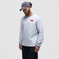 Washington Commanders Tech Fleece Raglan Sweatshirt - Heather Gray - Nike