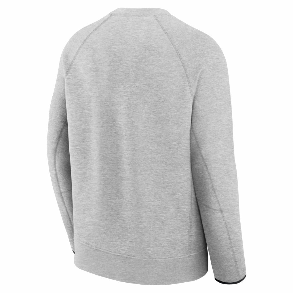 Philadelphia Eagles Tech Fleece Raglan Sweatshirt - Heather Gray - Nike