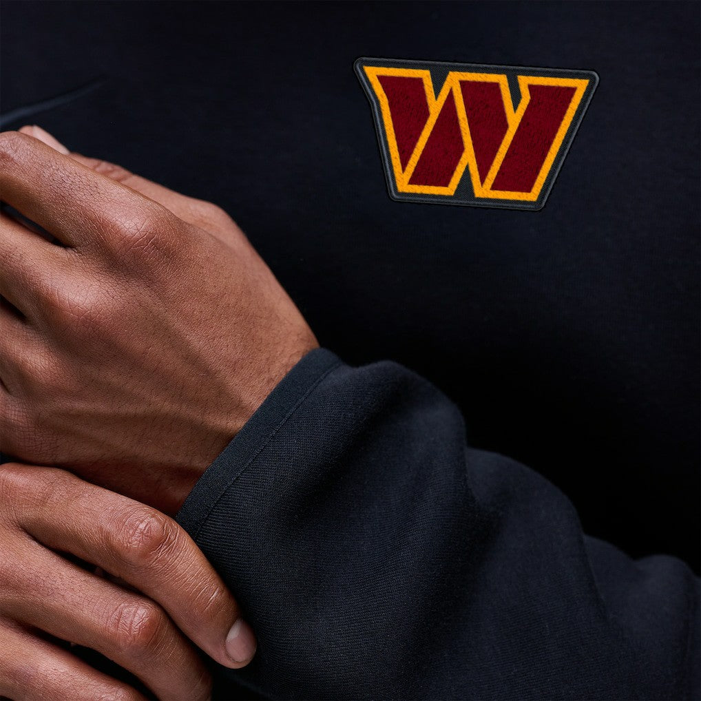 Washington Commanders Tech Fleece Raglan Sweatshirt - Black - Nike