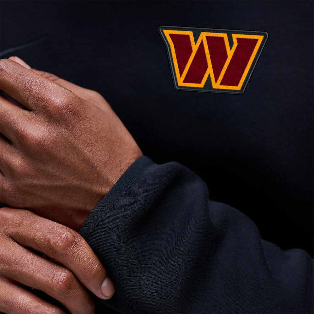 Washington Commanders Tech Fleece Raglan Sweatshirt - Black - Nike