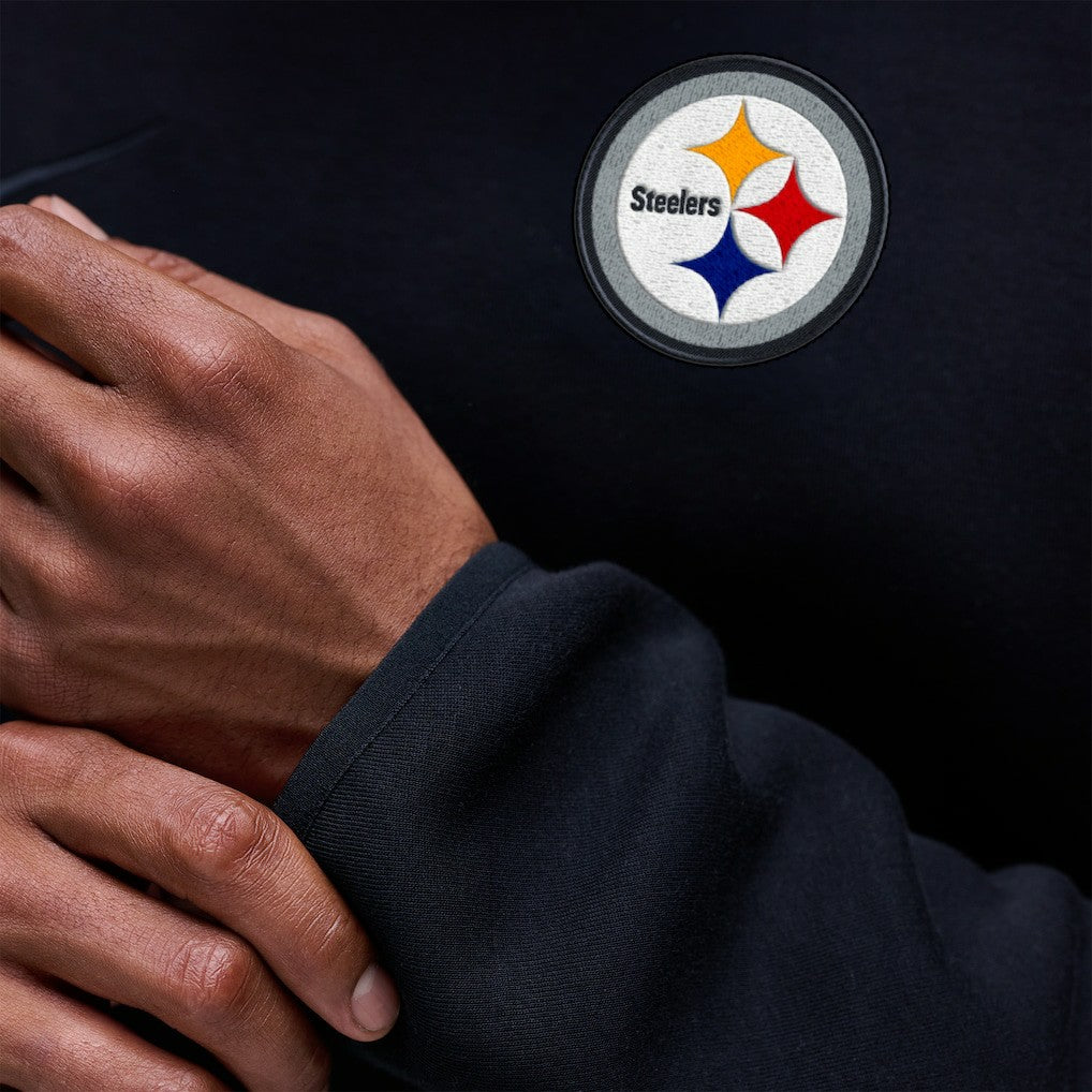 Pittsburgh Steelers Tech Fleece Raglan Sweatshirt - Black - Nike