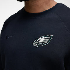 Philadelphia Eagles Tech Fleece Raglan Sweatshirt - Black - Nike
