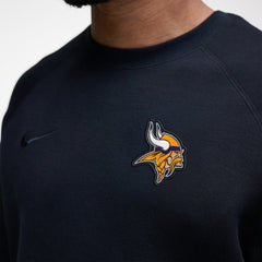 Minnesota Vikings Tech Fleece Raglan Sweatshirt - Black - Nike