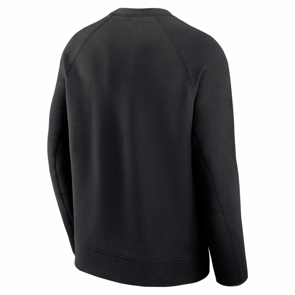 Green Bay Packers Tech Fleece Raglan Sweatshirt - Black - Nike