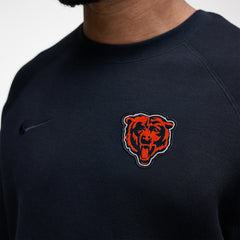 Chicago Bears Tech Fleece Raglan Sweatshirt - Black - Nike