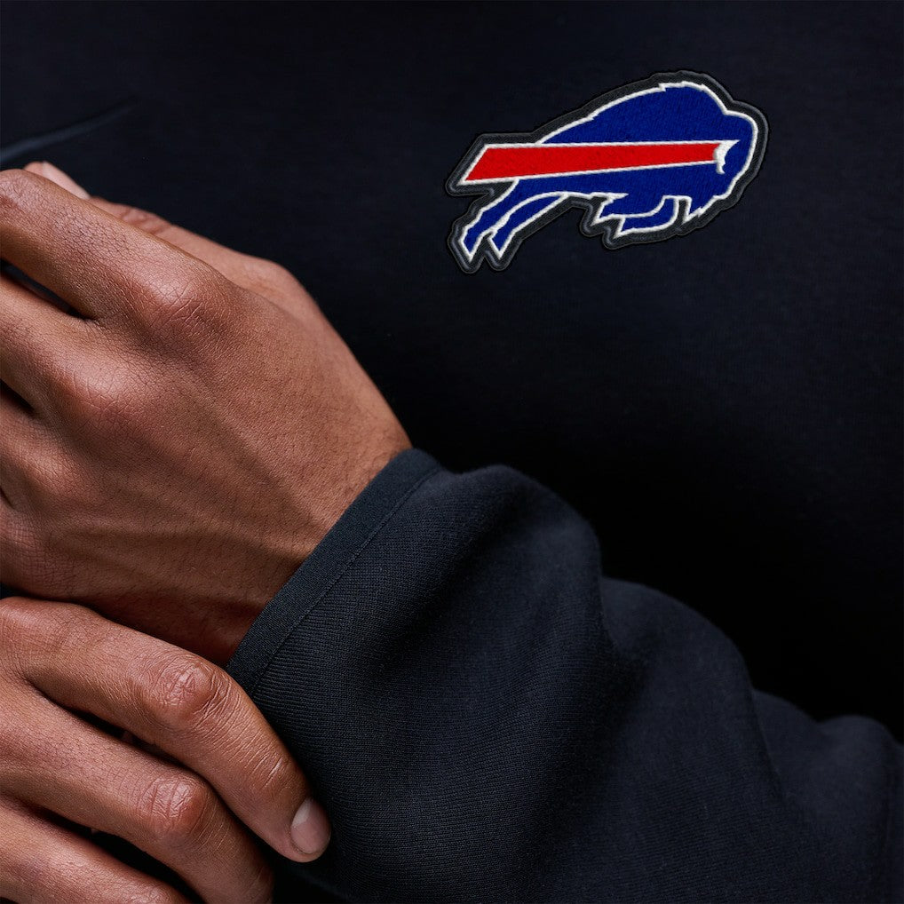 Buffalo Bills Tech Fleece Raglan Sweatshirt - Black - Nike