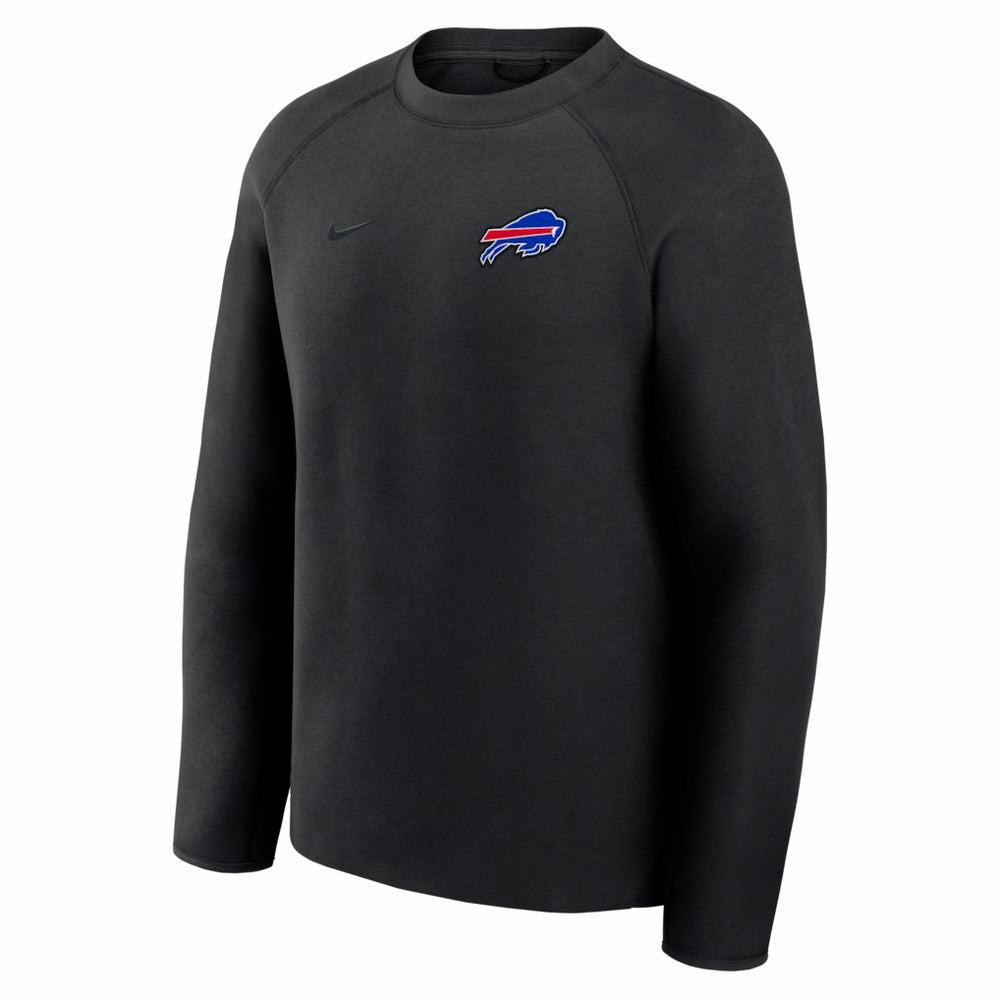 Buffalo Bills Tech Fleece Raglan Sweatshirt - Black - Nike