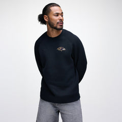 Baltimore Ravens Tech Fleece Raglan Sweatshirt - Black - Nike