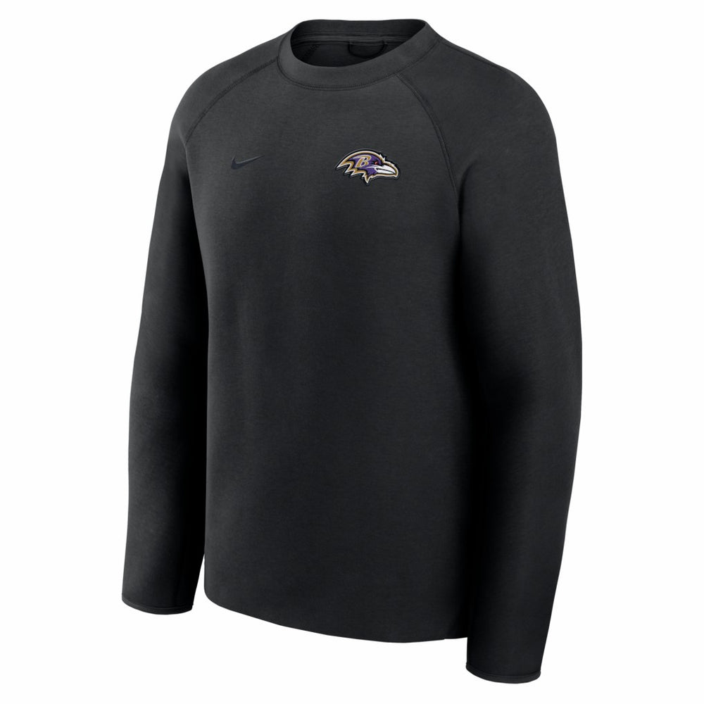 Baltimore Ravens Tech Fleece Raglan Sweatshirt - Black - Nike