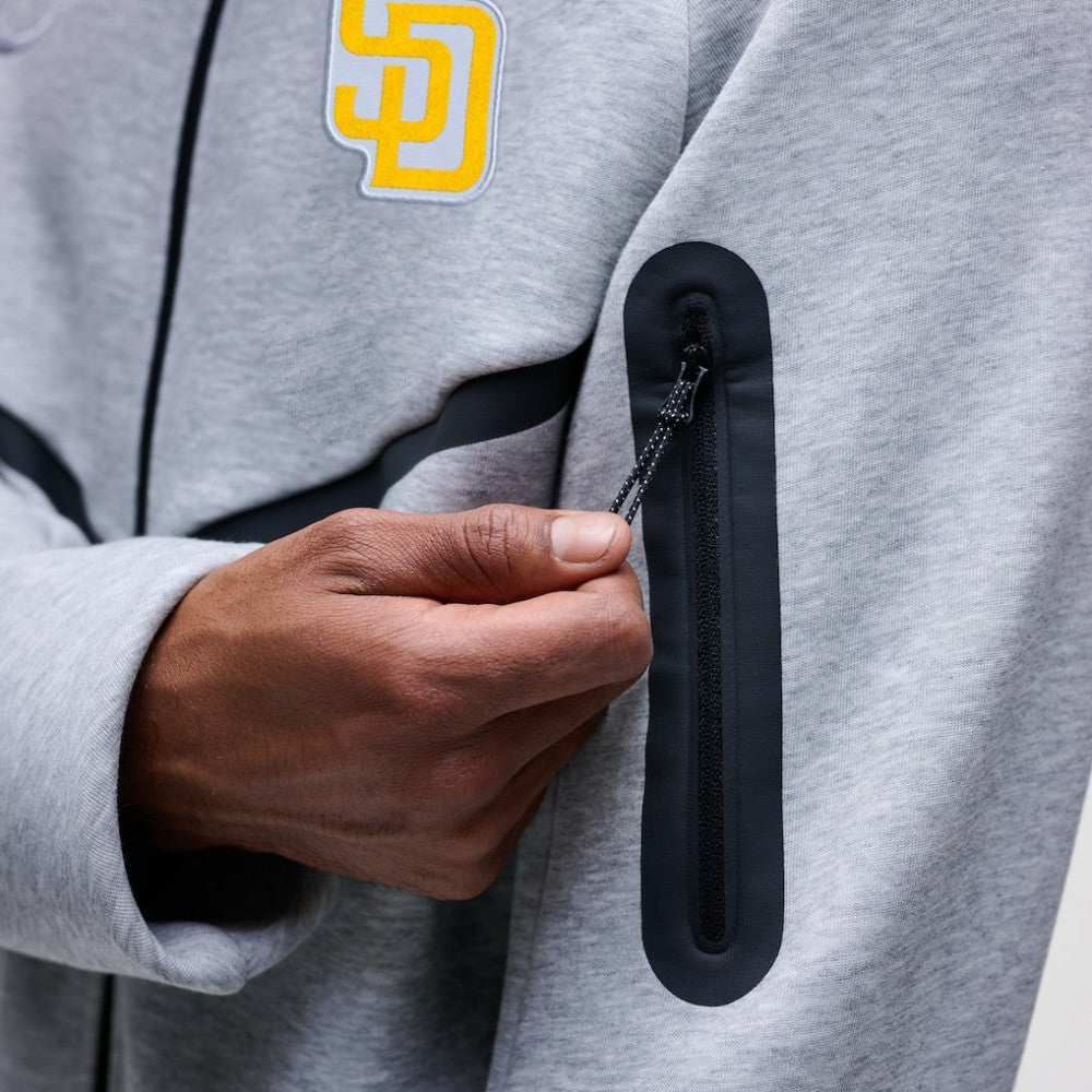 San Diego Padres Nike Tech Fleece Raglan Full-Zip Windrunner Hoodie Outlet