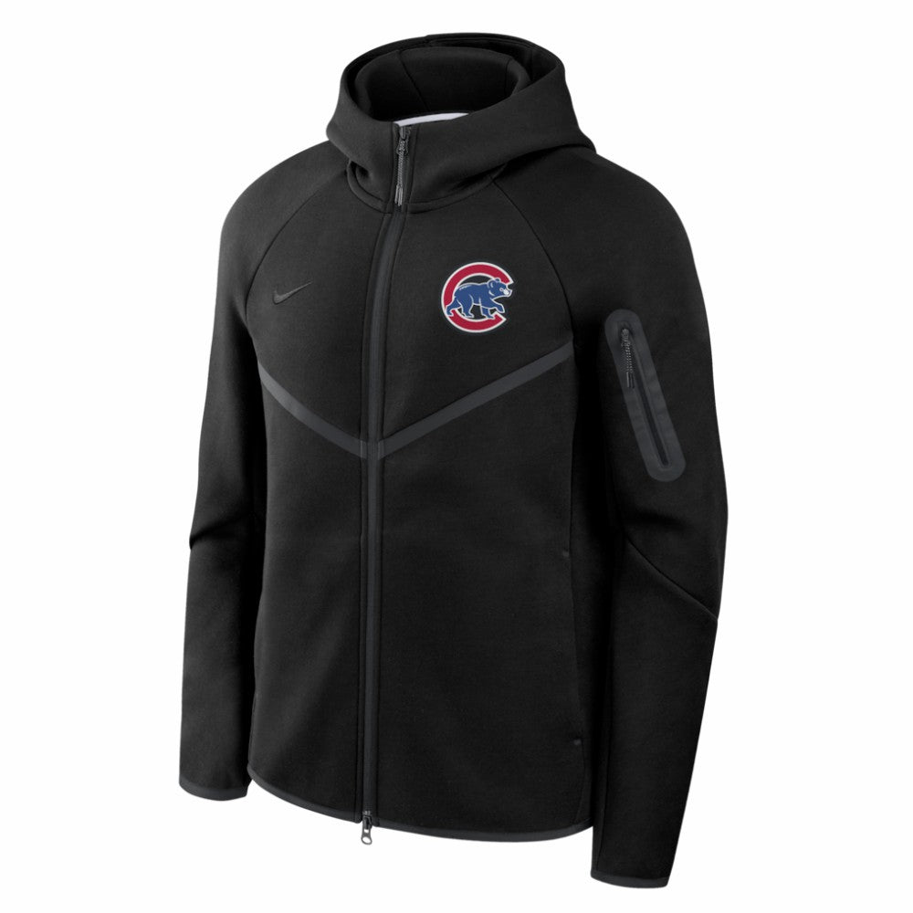 Chicago Cubs Nike Tech Fleece Raglan Full-Zip Windrunner Hoodie Outlet