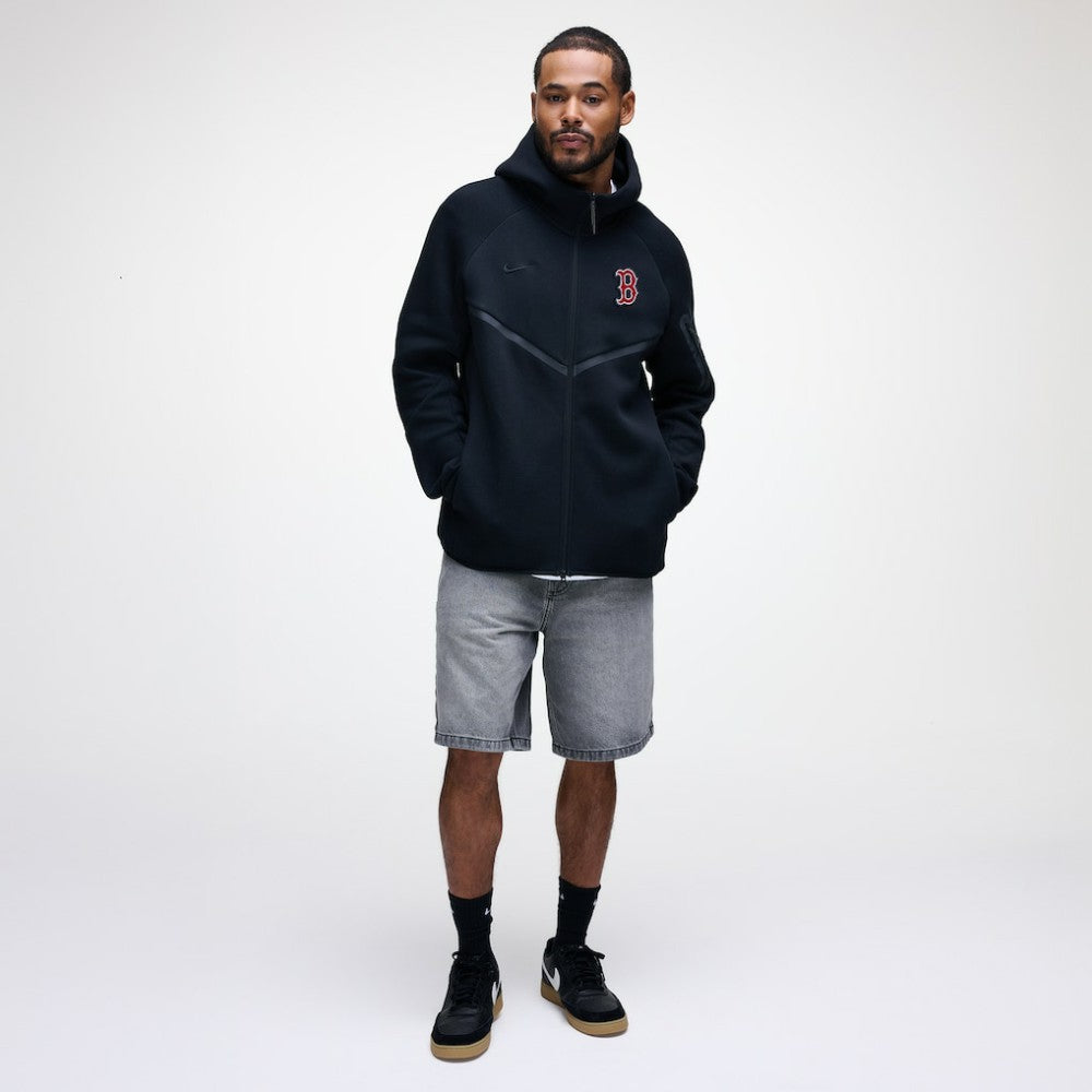 Boston Red Sox Nike Tech Fleece Raglan Full-Zip Windrunner Hoodie Outlet