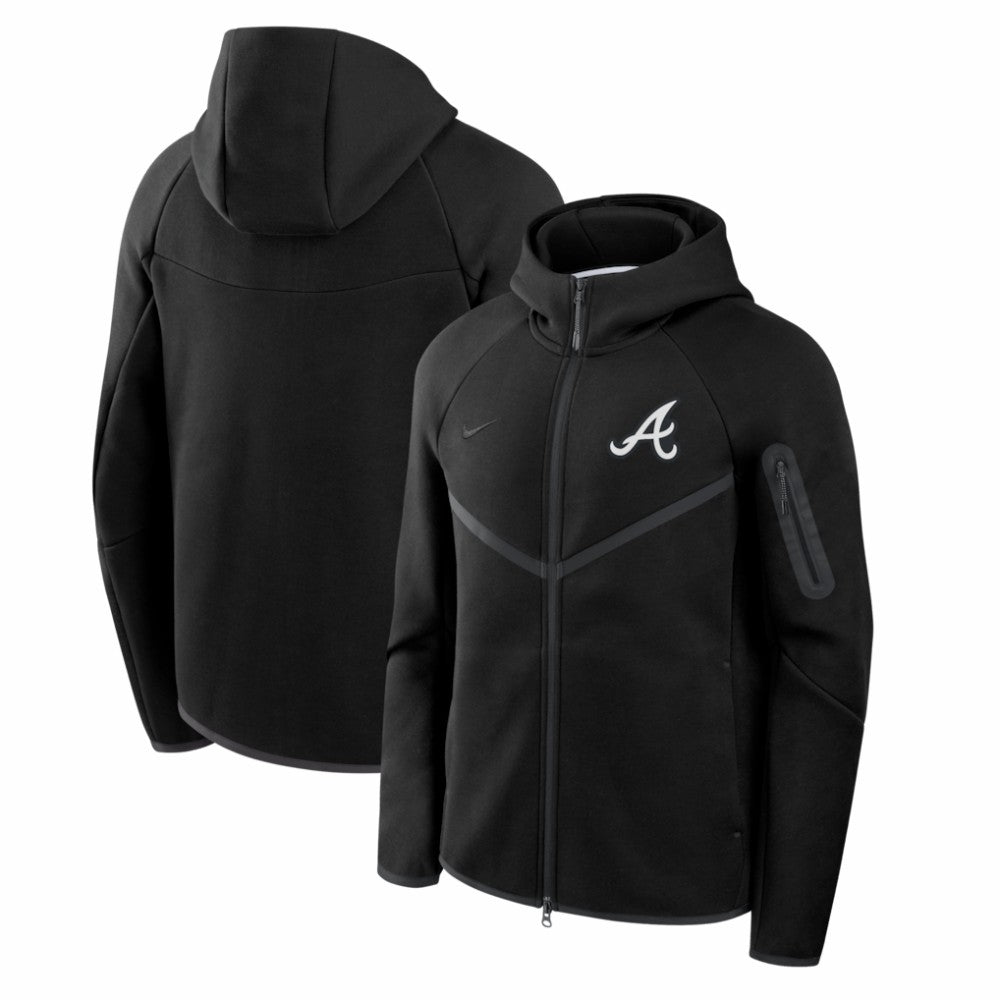 Atlanta Braves Nike Tech Fleece Raglan Full-Zip Windrunner Hoodie Near Me
