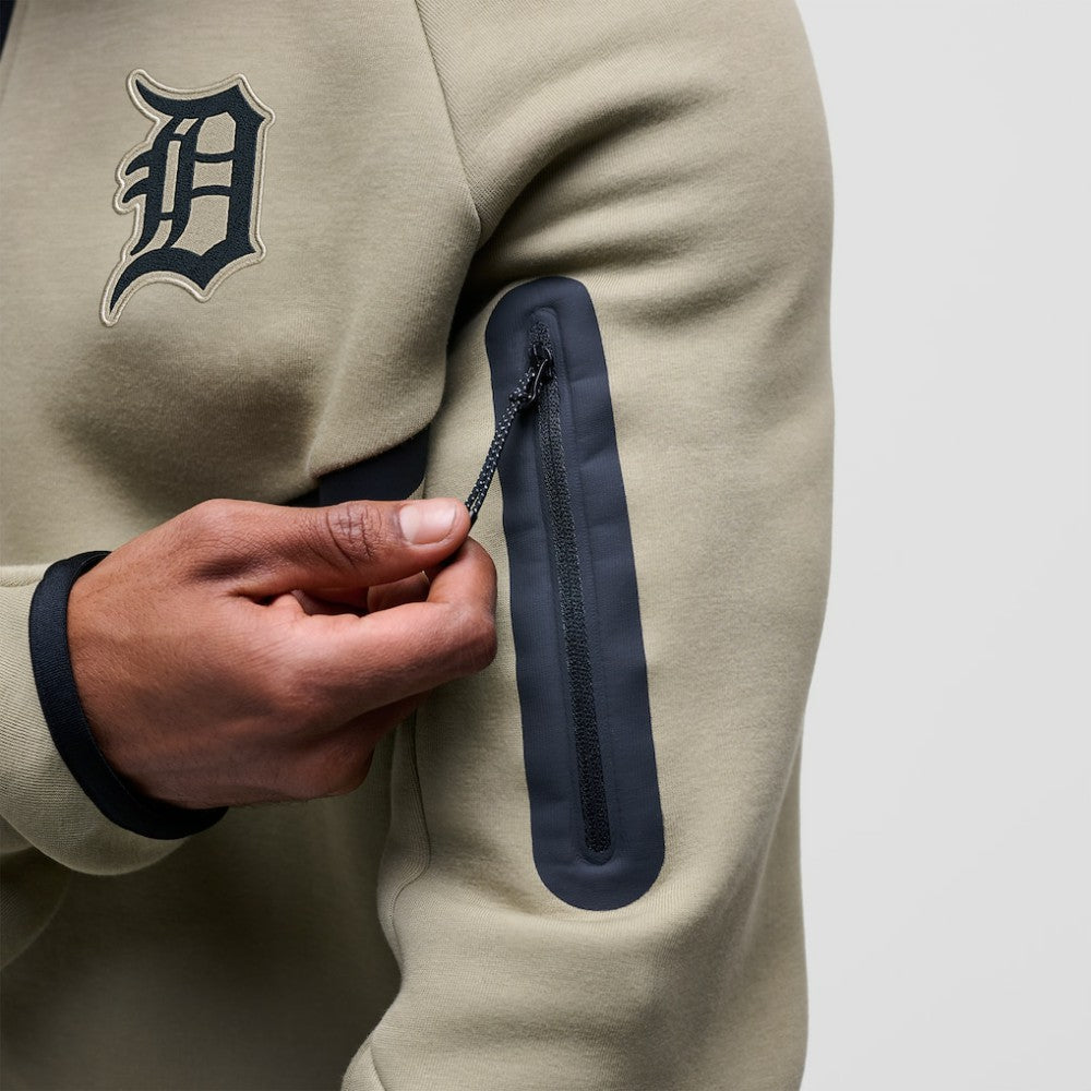 Detroit Tigers Nike Tech Fleece Raglan Full-Zip Windrunner Hoodie for sale