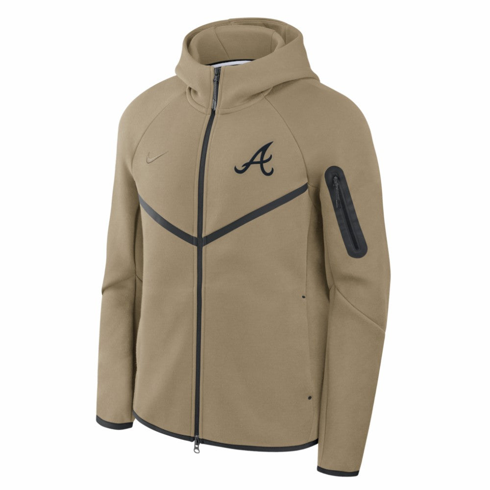Atlanta Braves Nike Tech Fleece Raglan Full-Zip Windrunner Hoodie Sale