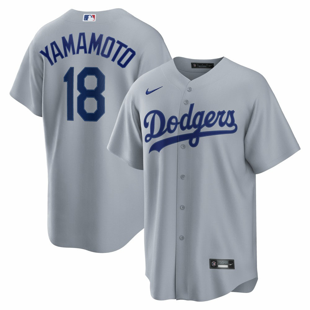 Yoshinobu Yamamoto Los Angeles Dodgers Nike Road Replica Jersey Online