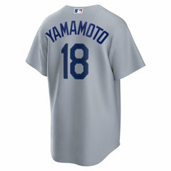 Yoshinobu Yamamoto Los Angeles Dodgers Nike Road Replica Jersey Online