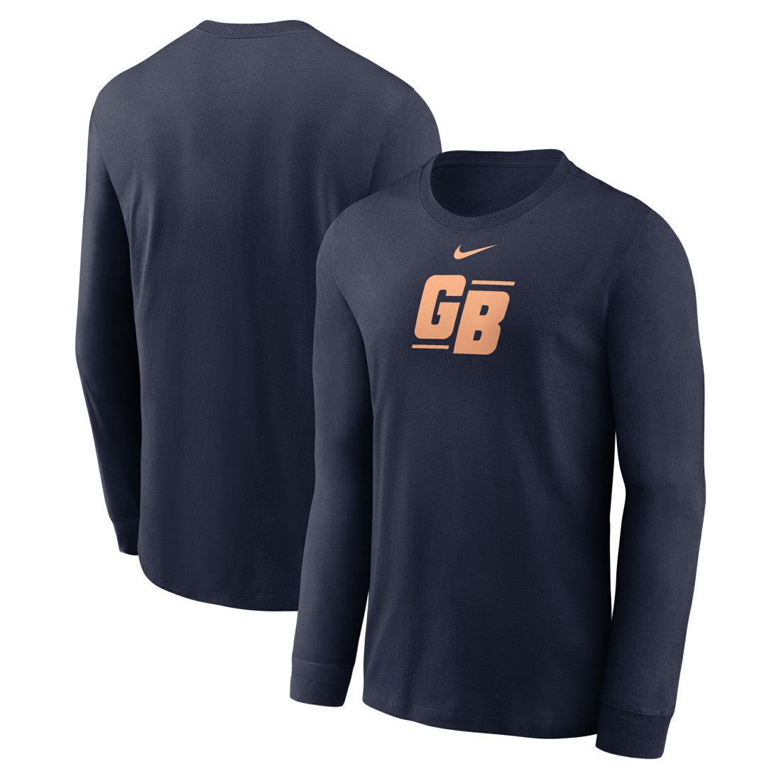 Green Bay Packers Essential Long-Sleeve T-Shirt - Navy - Nike
