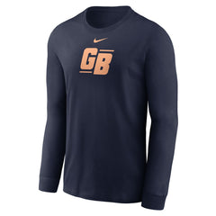 Green Bay Packers Essential Long-Sleeve T-Shirt - Navy - Nike