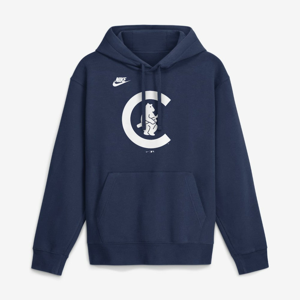 Chicago Cubs Nike Cooperstown Collection Logo Club Hoodie Online