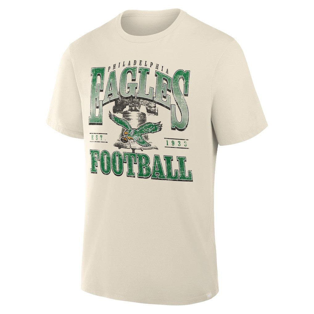 Philadelphia Eagles Team Archives T-Shirt - Cream - Fanatics