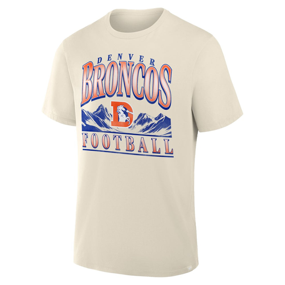 Denver Broncos Team Archives T-Shirt - Cream - Fanatics