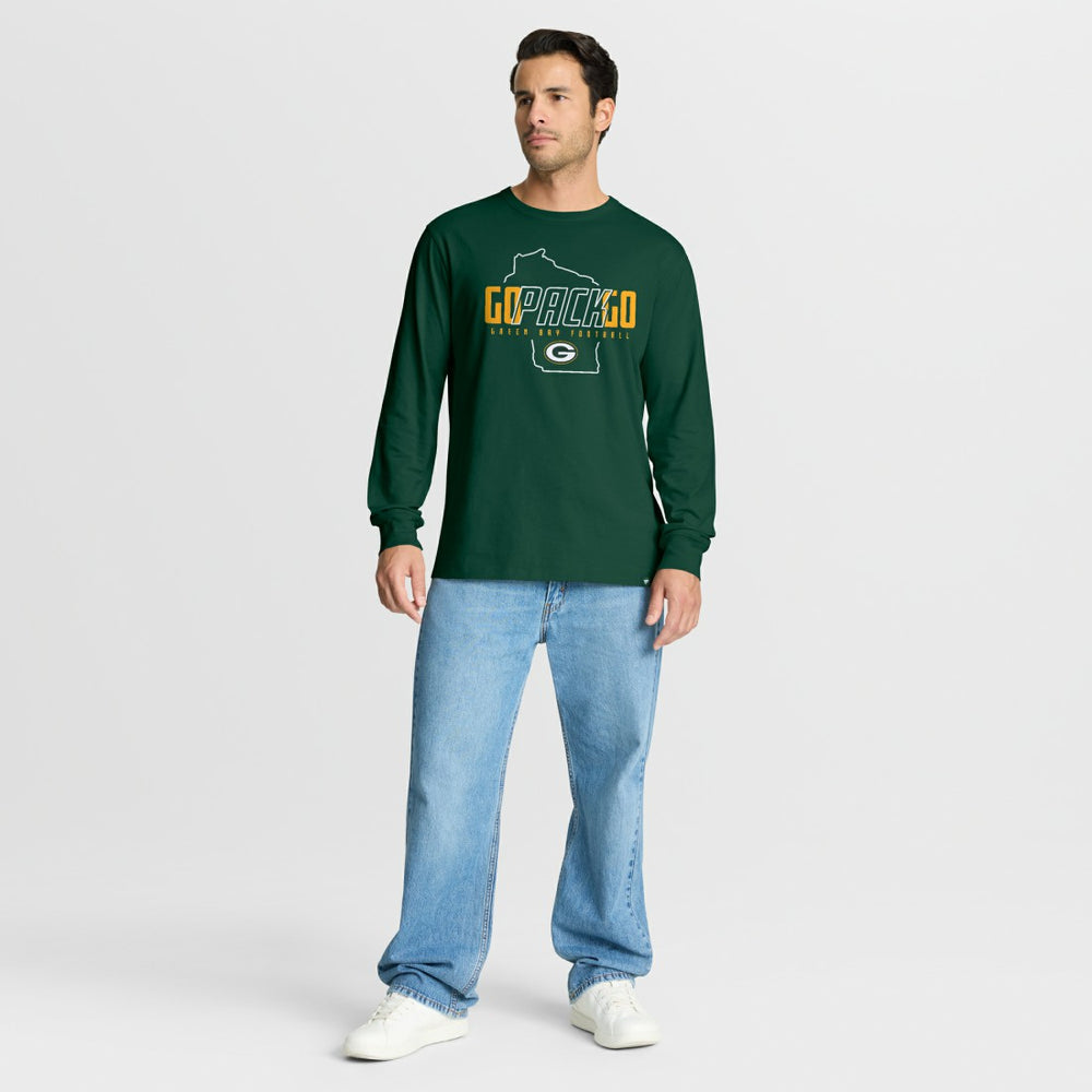 Green Bay Packers Homeward Bound Long Sleeve T-Shirt - Green - Fanatics
