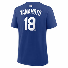 Yoshinobu Yamamoto Los Angeles Dodgers Nike Women's Alternate Name & Number T-Shirt Discount