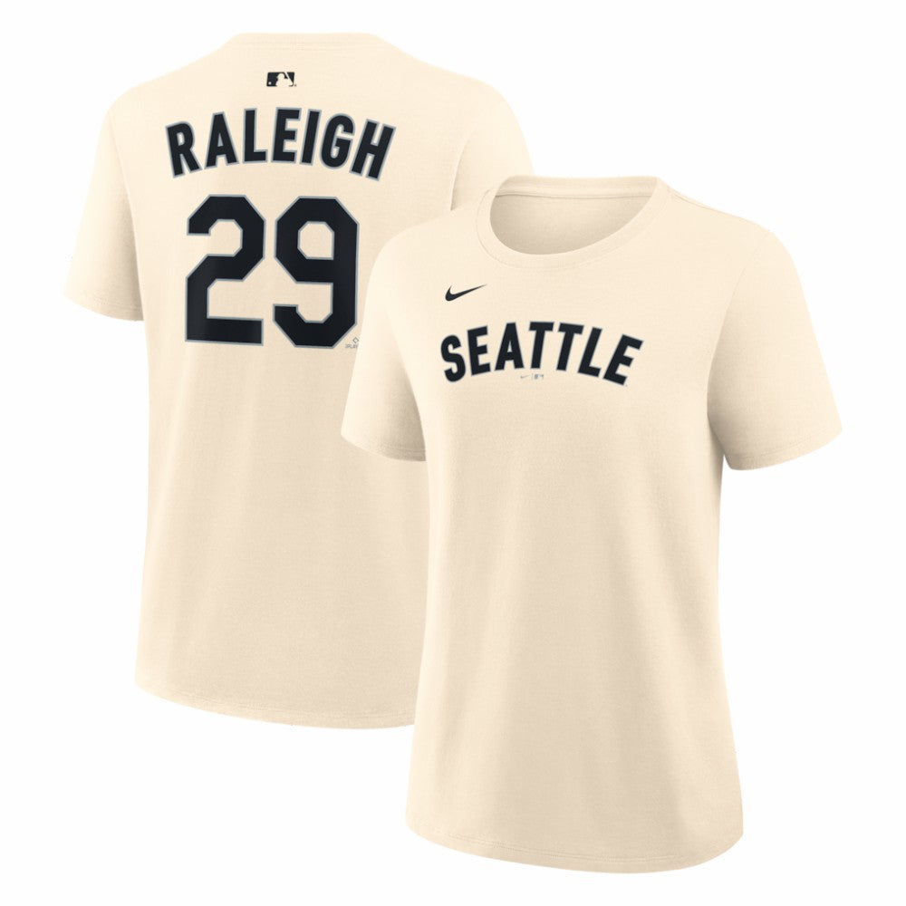 Cal Raleigh Seattle Mariners Nike Women's Name & Number T-Shirt Online