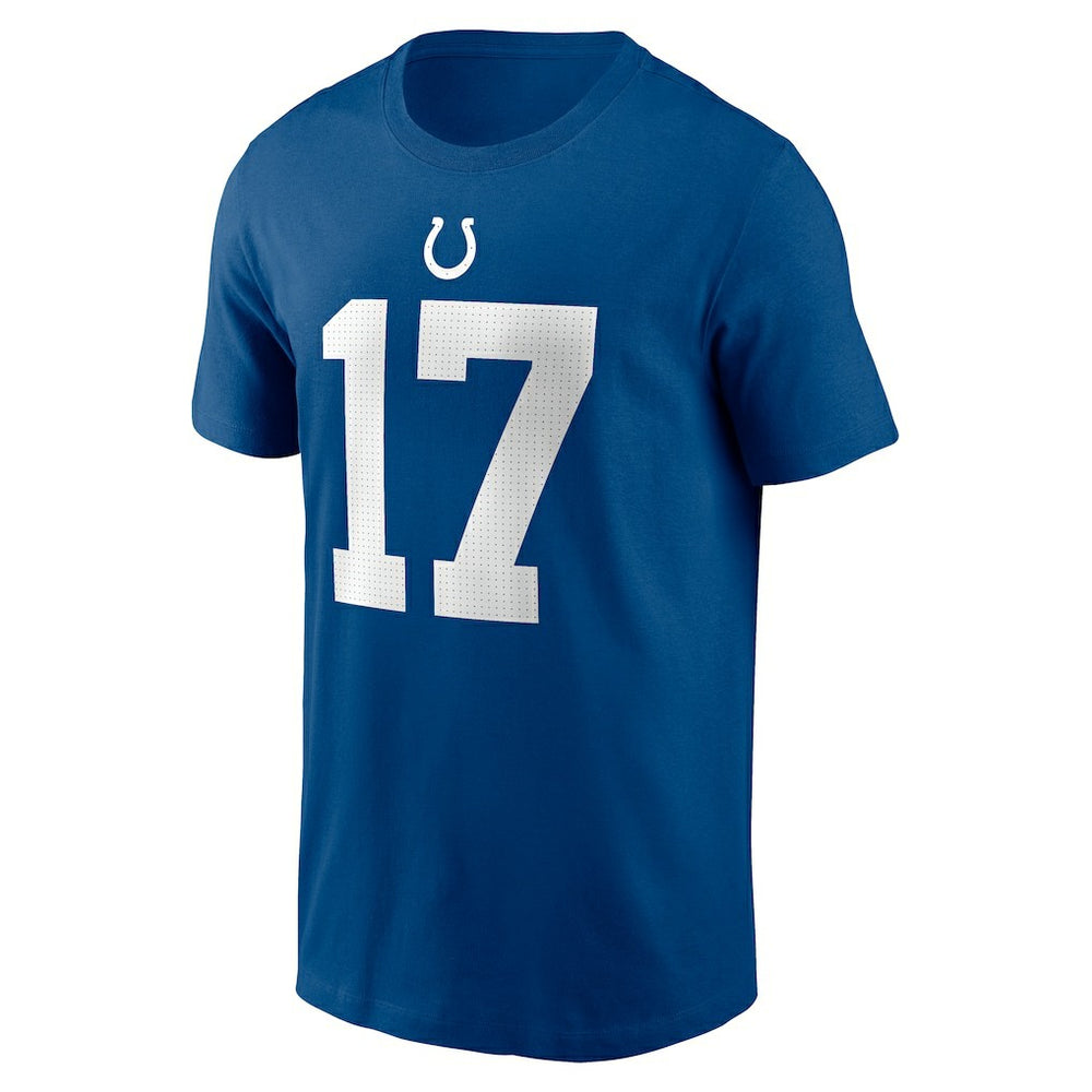 Daniel Jones Indianapolis Colts Name & Number T-Shirt - Royal - Nike