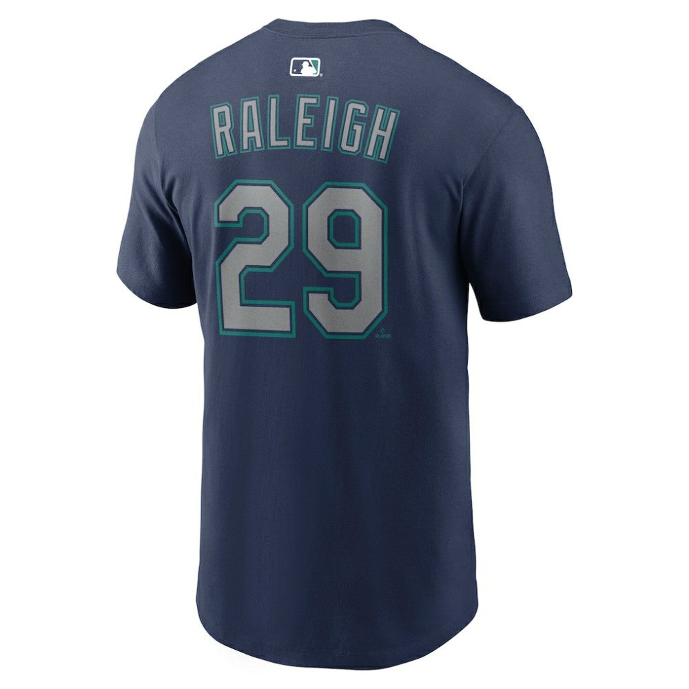Cal Raleigh Seattle Mariners Nike 50th Season Name & Number T-Shirt Outlet