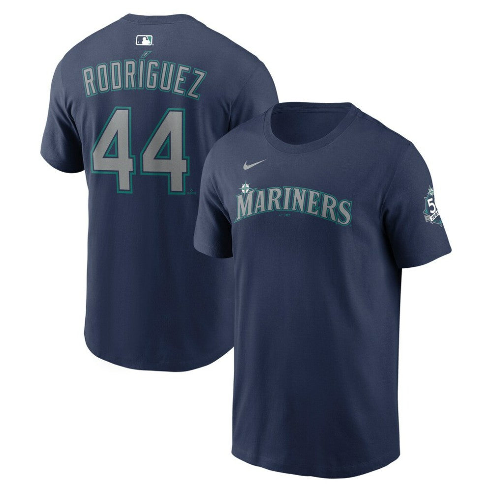 Julio Rodríguez Seattle Mariners Nike 50th Season Name & Number T-Shirt Discount