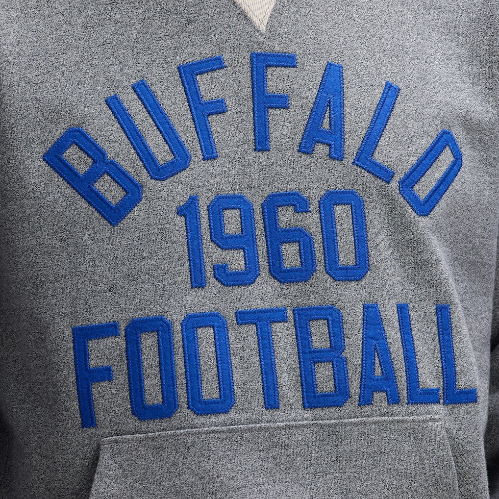 Buffalo Bills IconicFleece Pocket Sweatshirt - Athletic Heather Gray - Fanatics