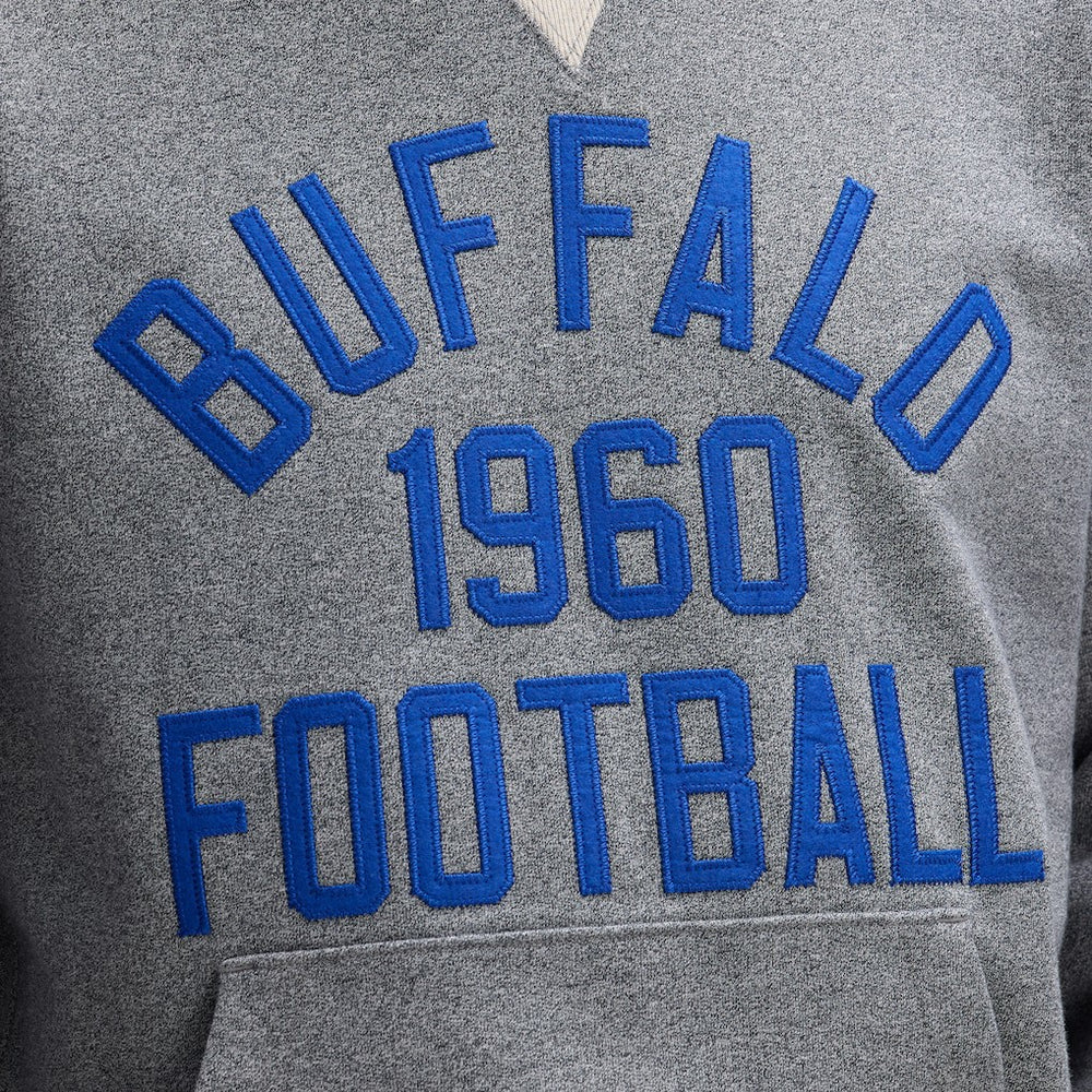 Buffalo Bills IconicFleece Pocket Sweatshirt - Athletic Heather Gray - Fanatics