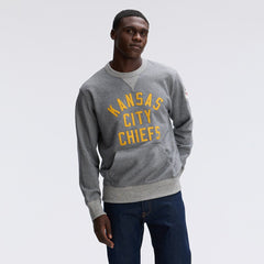 Kansas City Chiefs IconicFleece Pocket Sweatshirt - Athletic Heather Gray - Fanatics