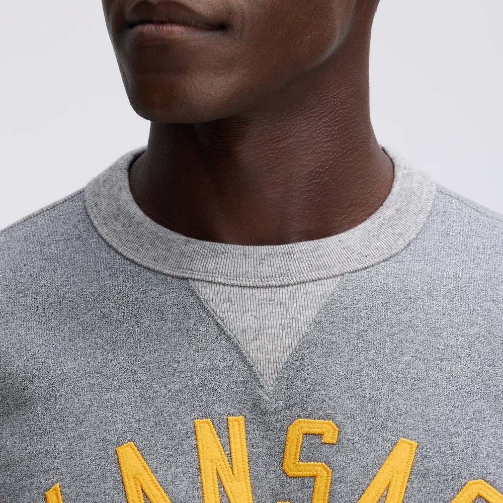 Kansas City Chiefs IconicFleece Pocket Sweatshirt - Athletic Heather Gray - Fanatics