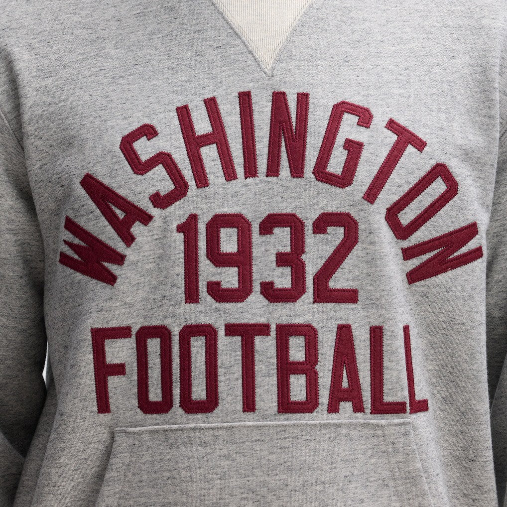 Washington Commanders IconicFleece Pocket Sweatshirt - Heather Gray - Fanatics