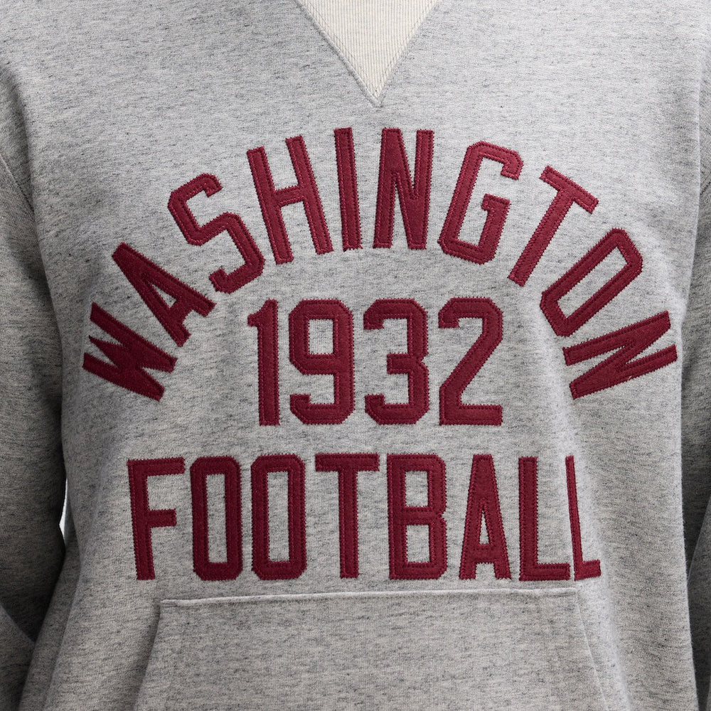 Washington Commanders IconicFleece Pocket Sweatshirt - Heather Gray - Fanatics