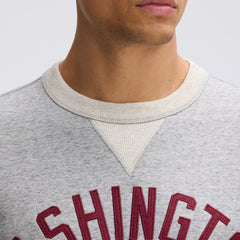 Washington Commanders IconicFleece Pocket Sweatshirt - Heather Gray - Fanatics
