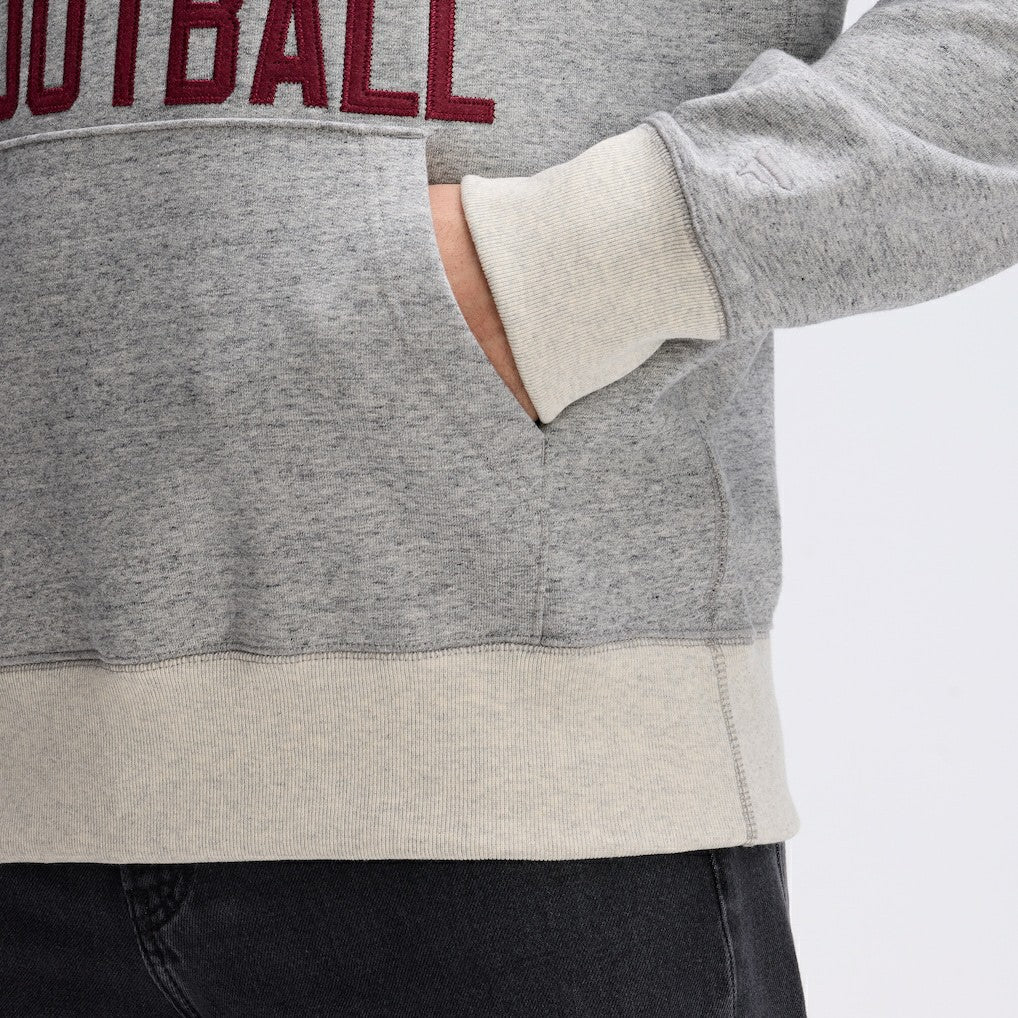 Washington Commanders IconicFleece Pocket Sweatshirt - Heather Gray - Fanatics