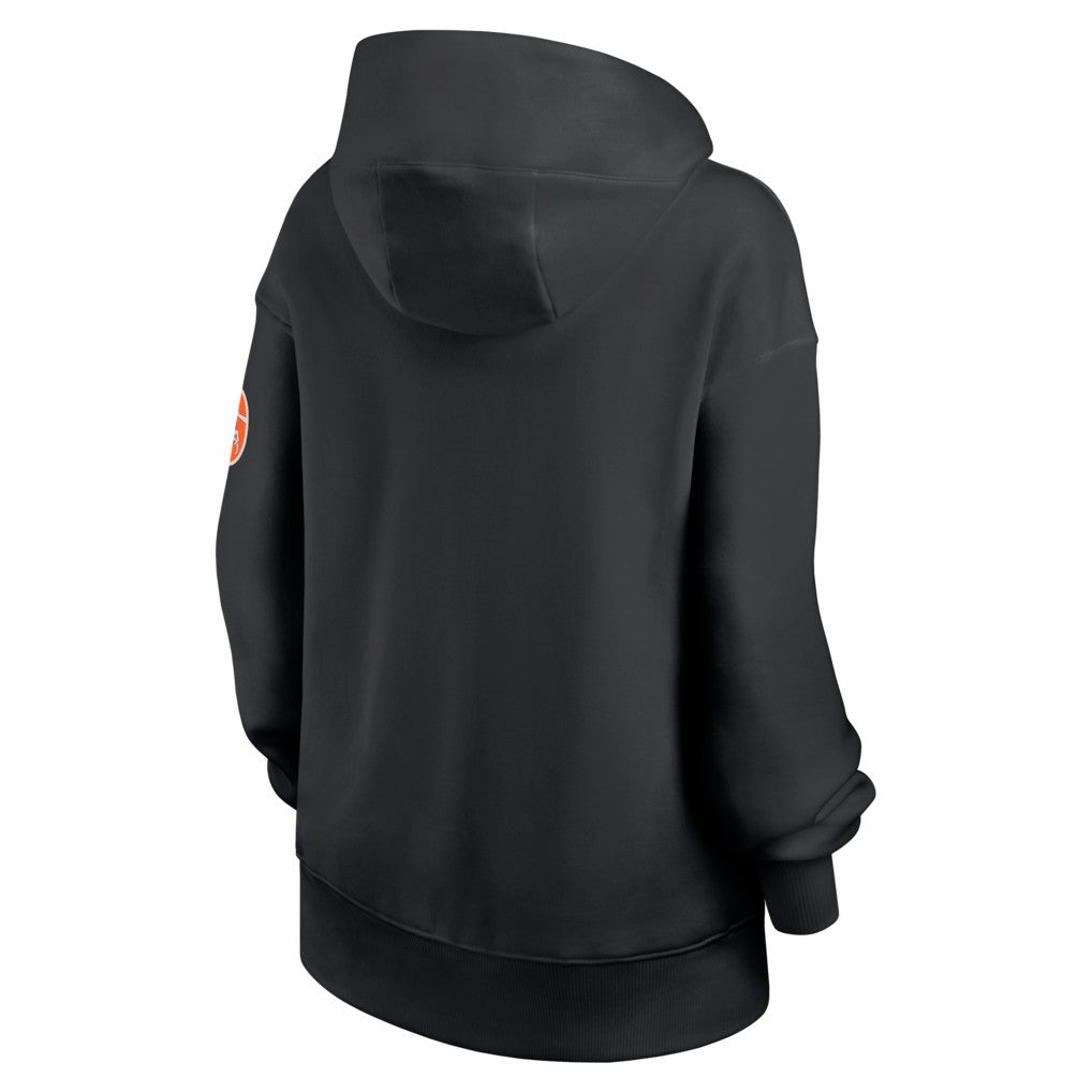 Denver Broncos Women's Oversized Legacy Phoenix Hoodie - Black - Nike