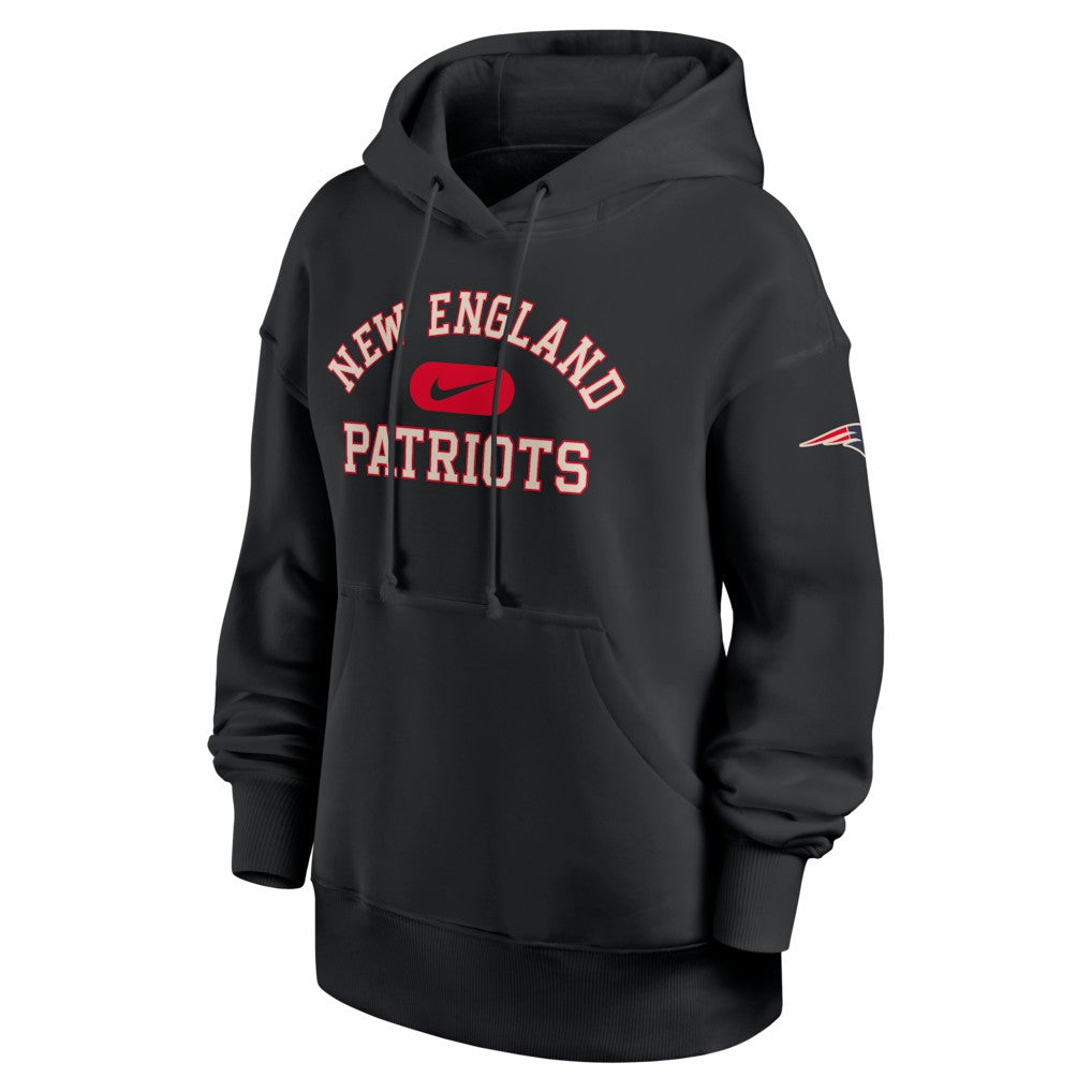 New England Patriots Women's Oversized Legacy Phoenix Hoodie - Black - Nike