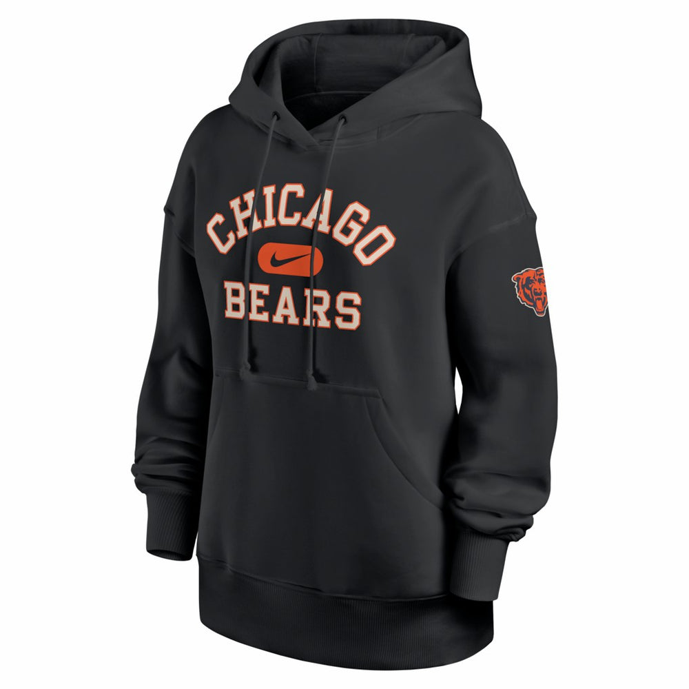 Chicago Bears Women's Oversized Legacy Phoenix Hoodie - Black - Nike